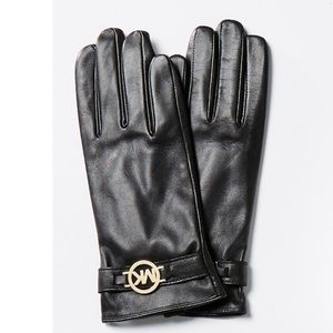 Michael Kors Leather Gloves